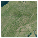 Northeast U.S. illustrated map icon